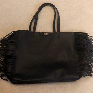 Black Fringe Tote